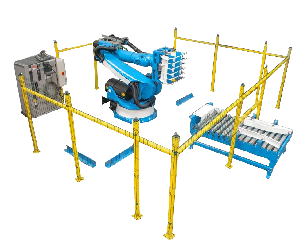 Robotik Palet İstifleme Hattı